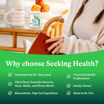 Seeking Health DAO Enzyme – Histamine Digest Support, 30 Capsules