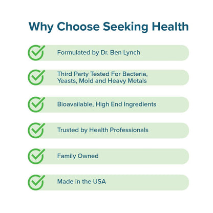 Seeking Health DIM & I3C – Supports Healthy Estrogen Metabolism & Liver Health | 400 mg, 60 Capsules