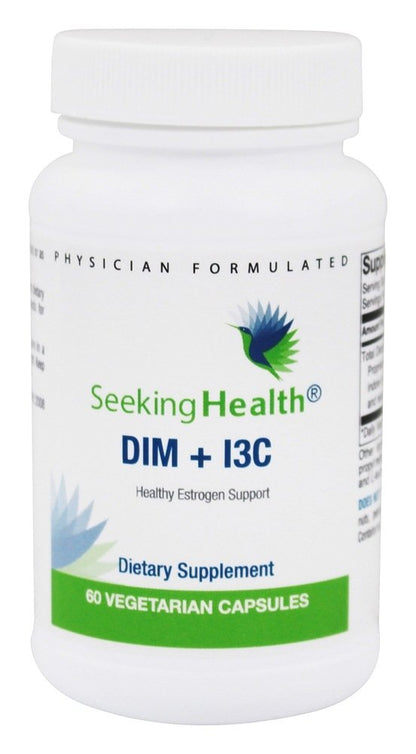 Seeking Health DIM & I3C – Supports Healthy Estrogen Metabolism & Liver Health | 400 mg, 60 Capsules