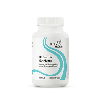 Seeking Health Dopamine Nutrients, Energy Support, Antioxidant Support, Vegetarian (60 Capsules)