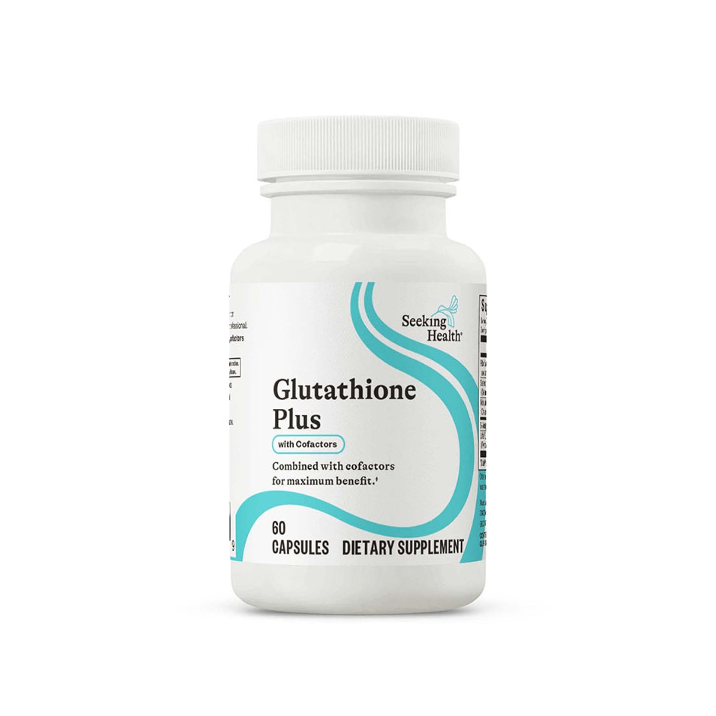 Seeking Health Glutathione Plus – 100 mg S-Acetyl-L Glutathione with Cofactors | Immune & Detox Support | 60 Capsules