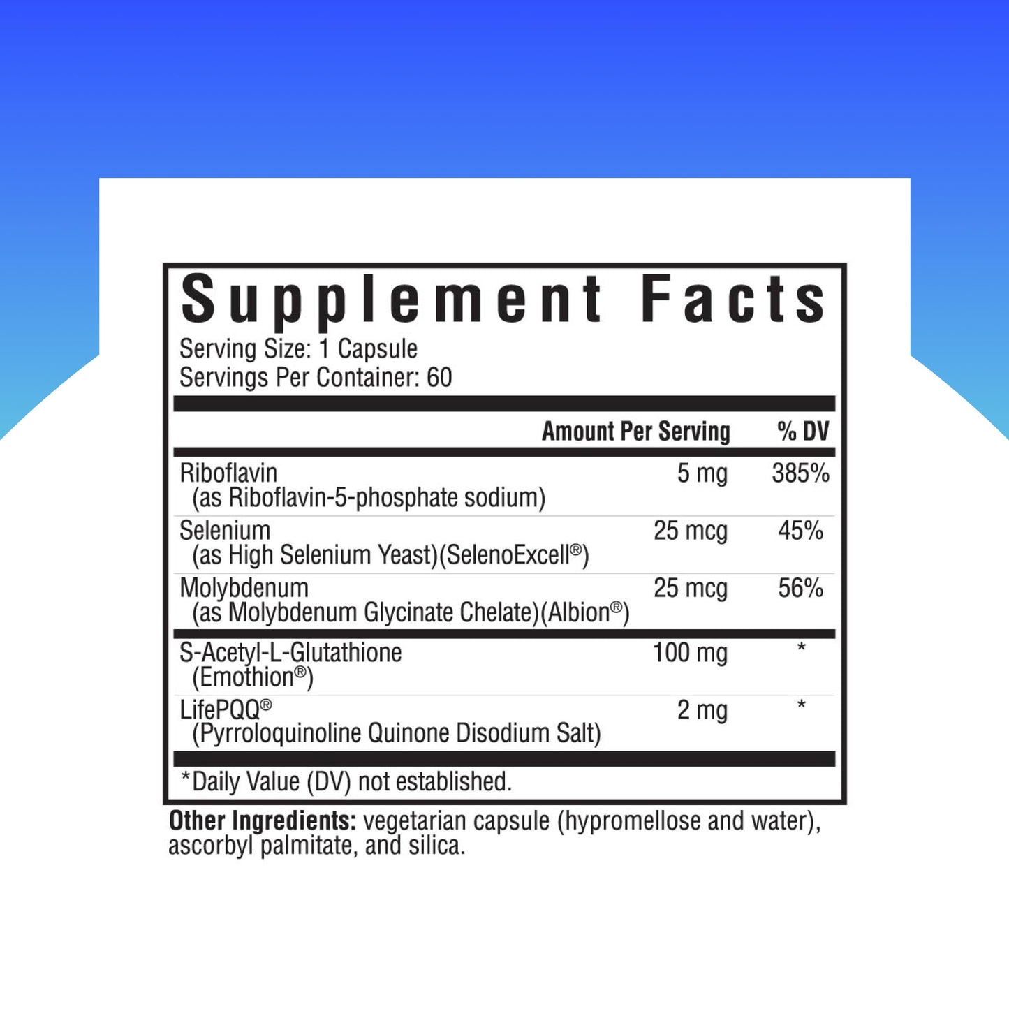 Seeking Health Glutathione Plus – 100 mg S-Acetyl-L Glutathione with Cofactors | Immune & Detox Support | 60 Capsules