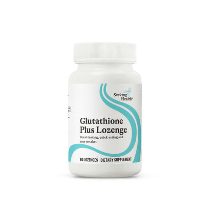 Seeking Health Glutathione Plus Lozenge – 25 mg GSH with Cofactors, 60 Lozenges