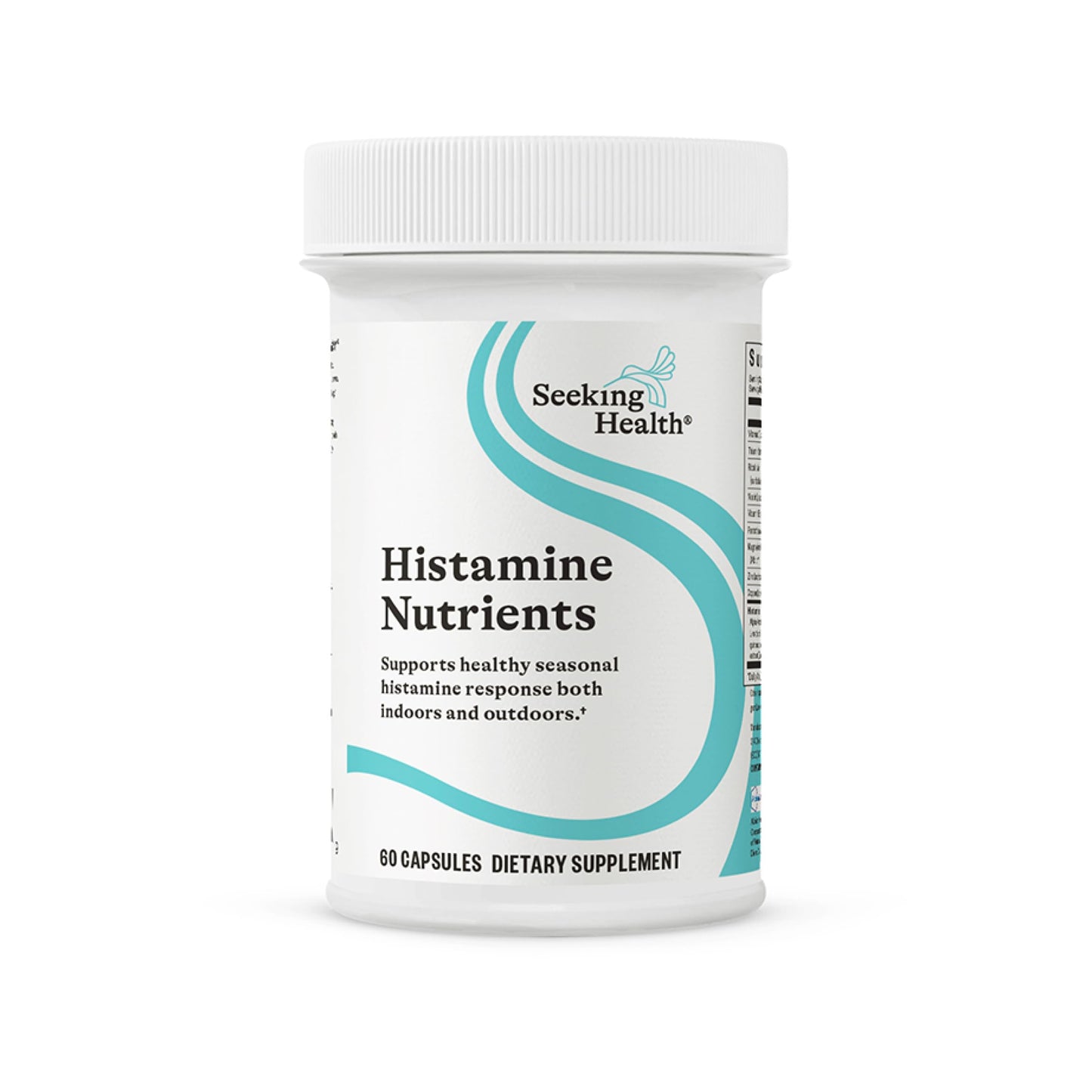 Seeking Health Histamine Nutrients | Seasonal Histamine Support with B1, B3 & Zinc - 60 Capsules