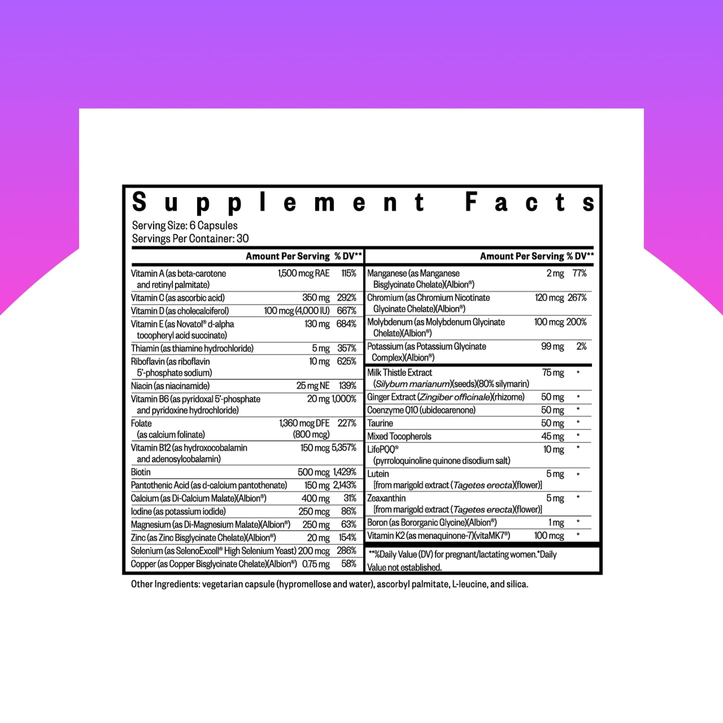 Seeking Health Optimal Prenatal Methyl-Free Folate + B12 | Pregnancy Support | Vegetarian (180 Capsules)