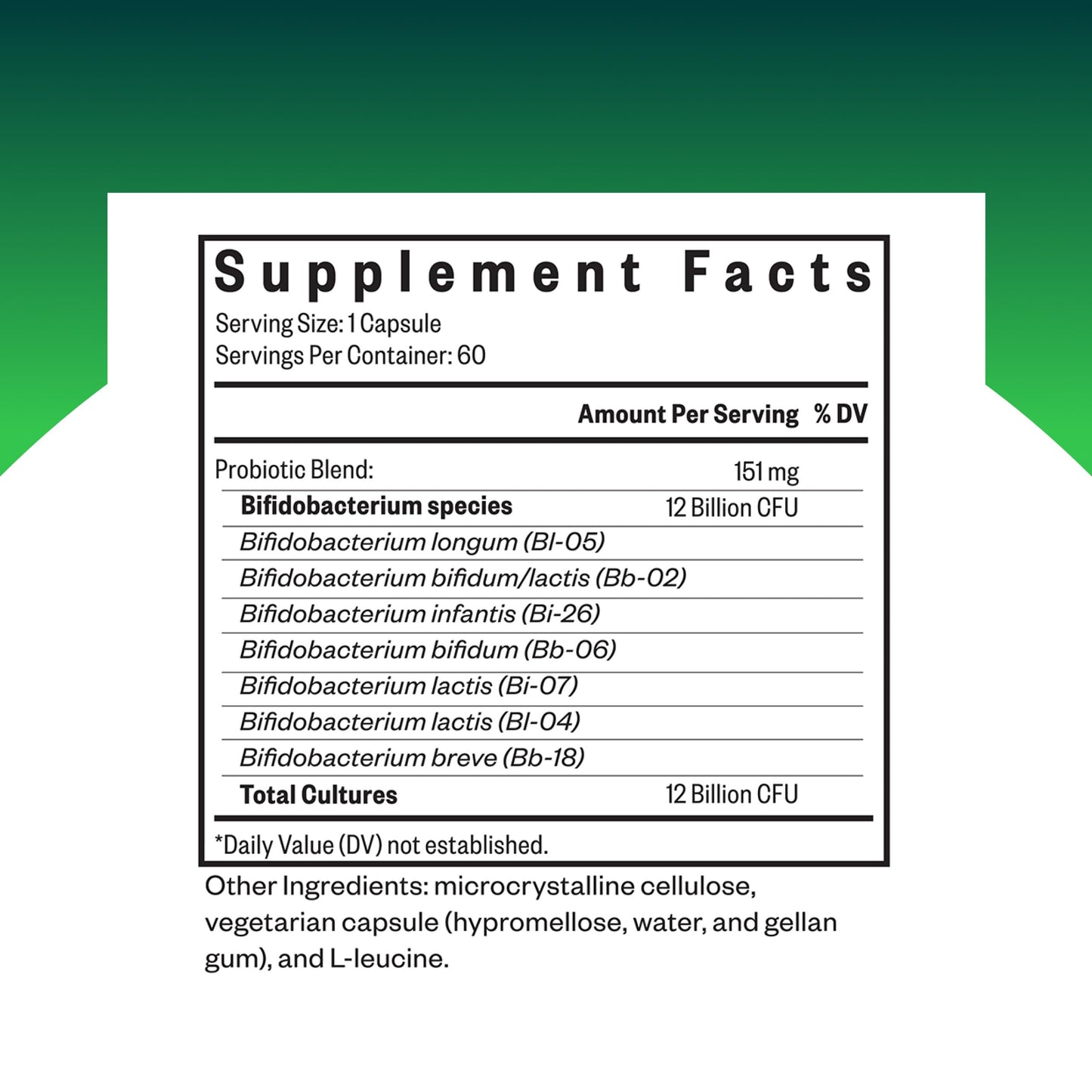 Seeking Health ProBiota Bifidobacterium — 60 Capsule Probiotic (Bifido-Only) – Vegan