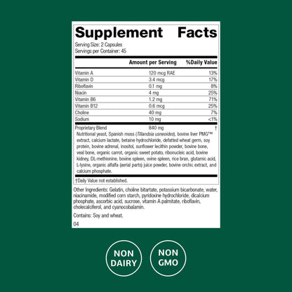 Standard Process Senaplex - Nervous System Support, Brain Health | 90 Capsules