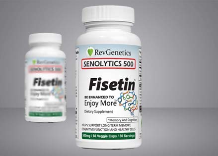 SENOLYTICS 500: Fisetin 500 mg | Premium Senolytic Supplement