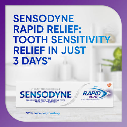 Sensodyne Rapid Relief Sensitive Toothpaste – Mint, 3.4 oz