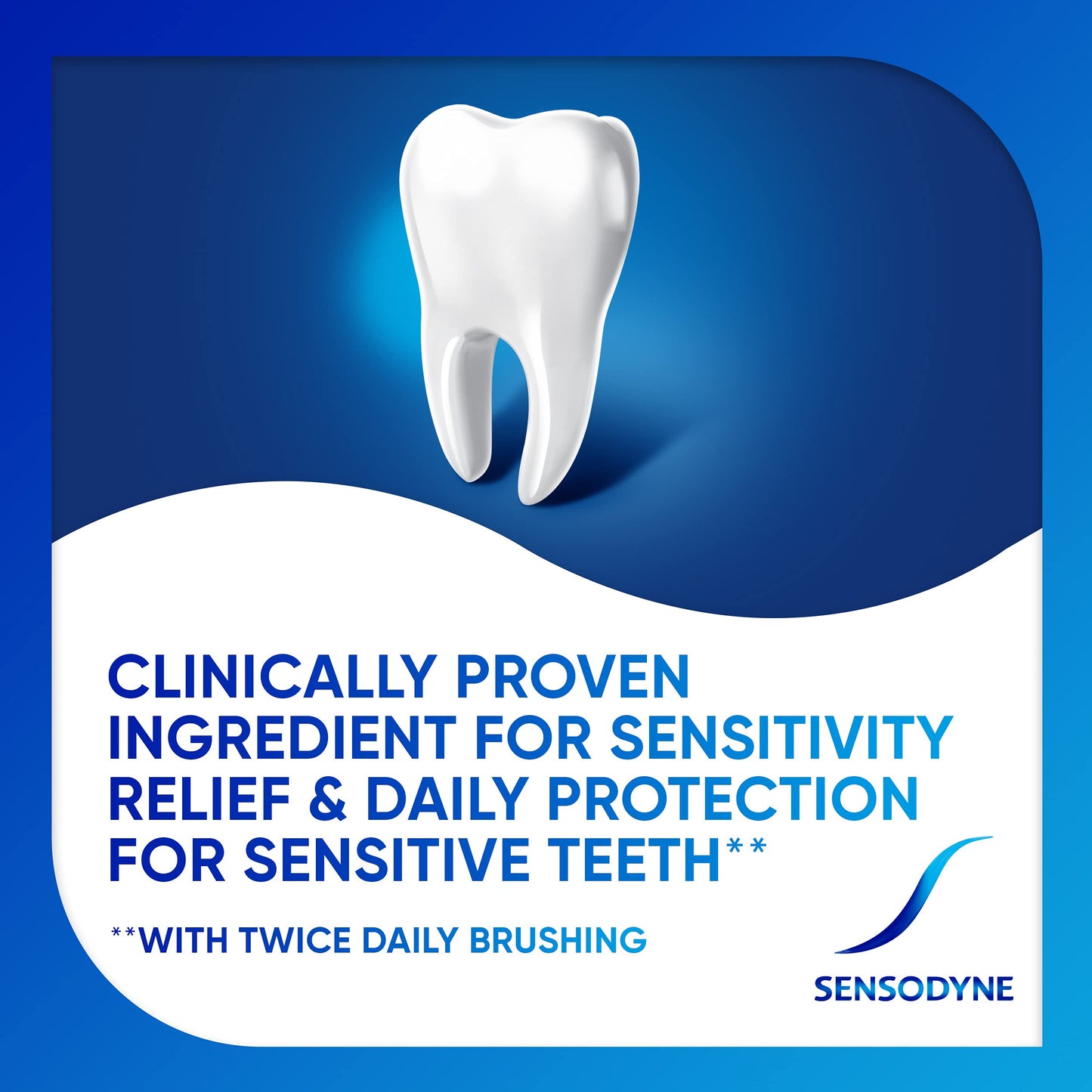 Sensodyne Repair and Protect Whitening Toothpaste – 3 x 3.4 oz for Sensitive Teeth & Cavity Prevention