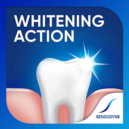 Sensodyne Repair and Protect Whitening Toothpaste – 3 x 3.4 oz for Sensitive Teeth & Cavity Prevention