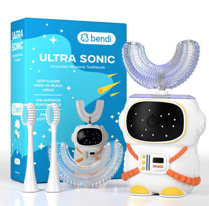 Sensory 360 U-Shaped Kids Toothbrush – Astronaut Design, 5 Modes, Memory Function