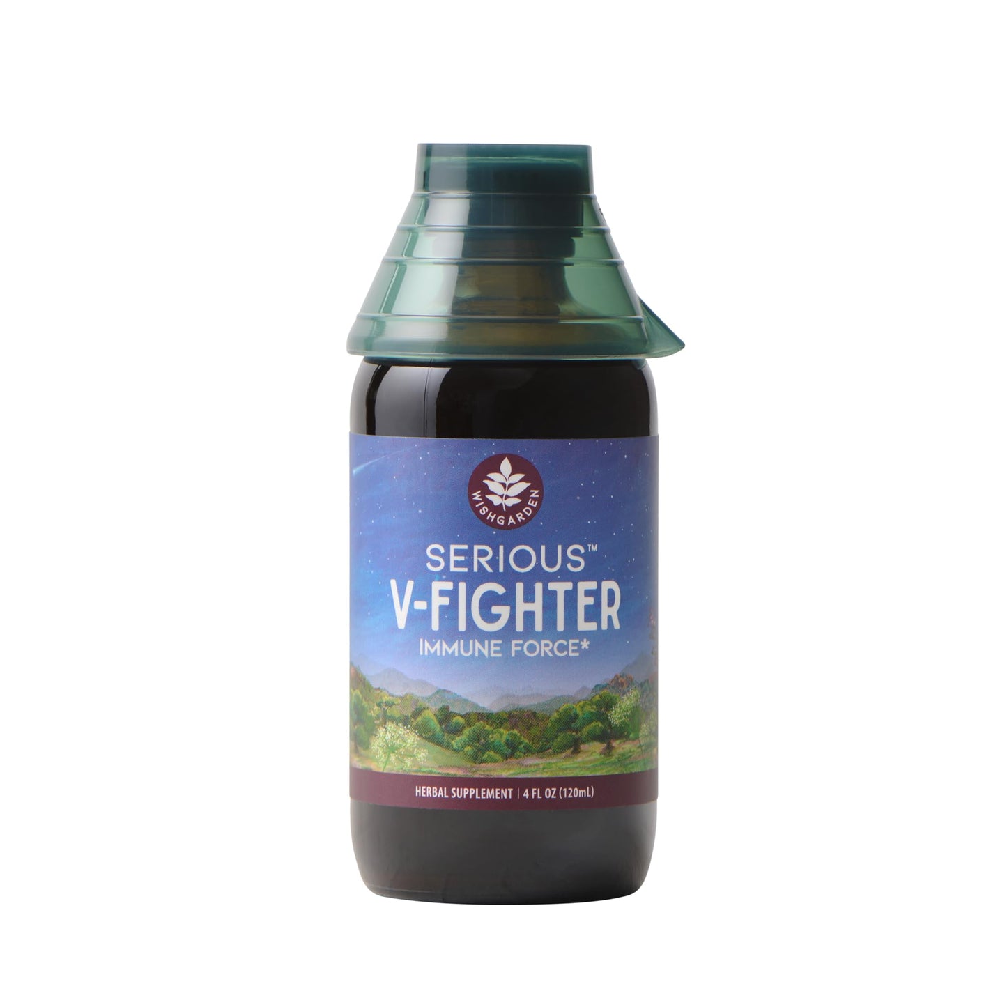 WishGarden Serious V-Fighter - Plant-Based Immune & Respiratory Support (4 oz)