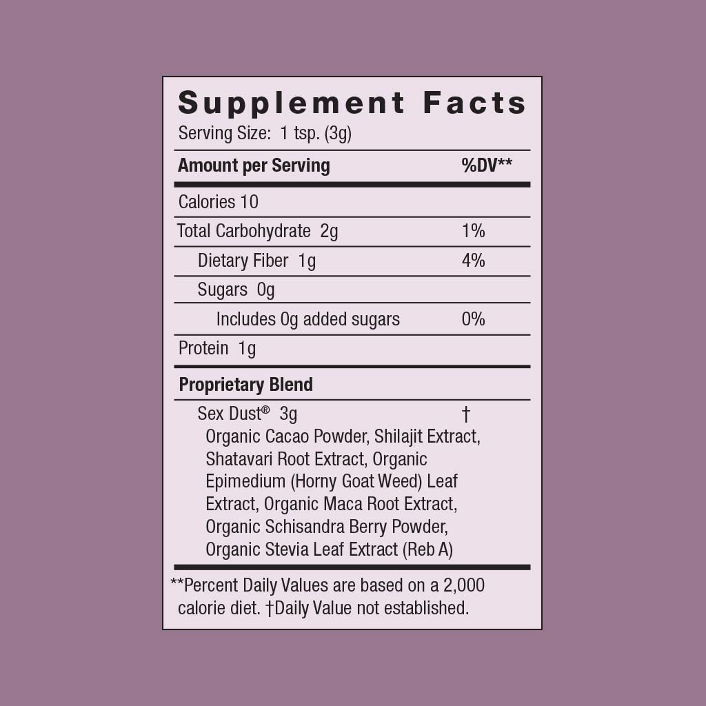 Sex Dust by Moon Juice | Adaptogen Powder for Balance & Mood | 14 Servings