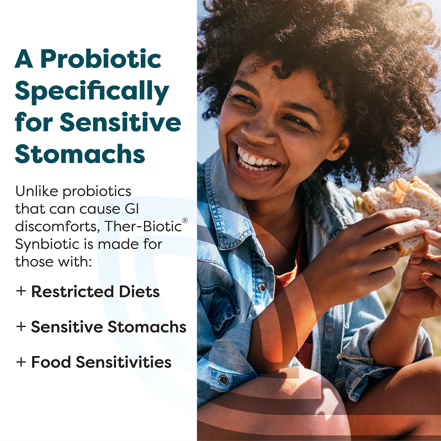 SFI Health Ther-Biotic Synbiotic – Daily Probiotic with Low FODMAP Prebiotic (30 Capsules)