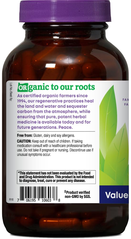 Oregon's Wild Harvest Milk Thistle Organic Non-GMO Vegan Capsules – 180 Count