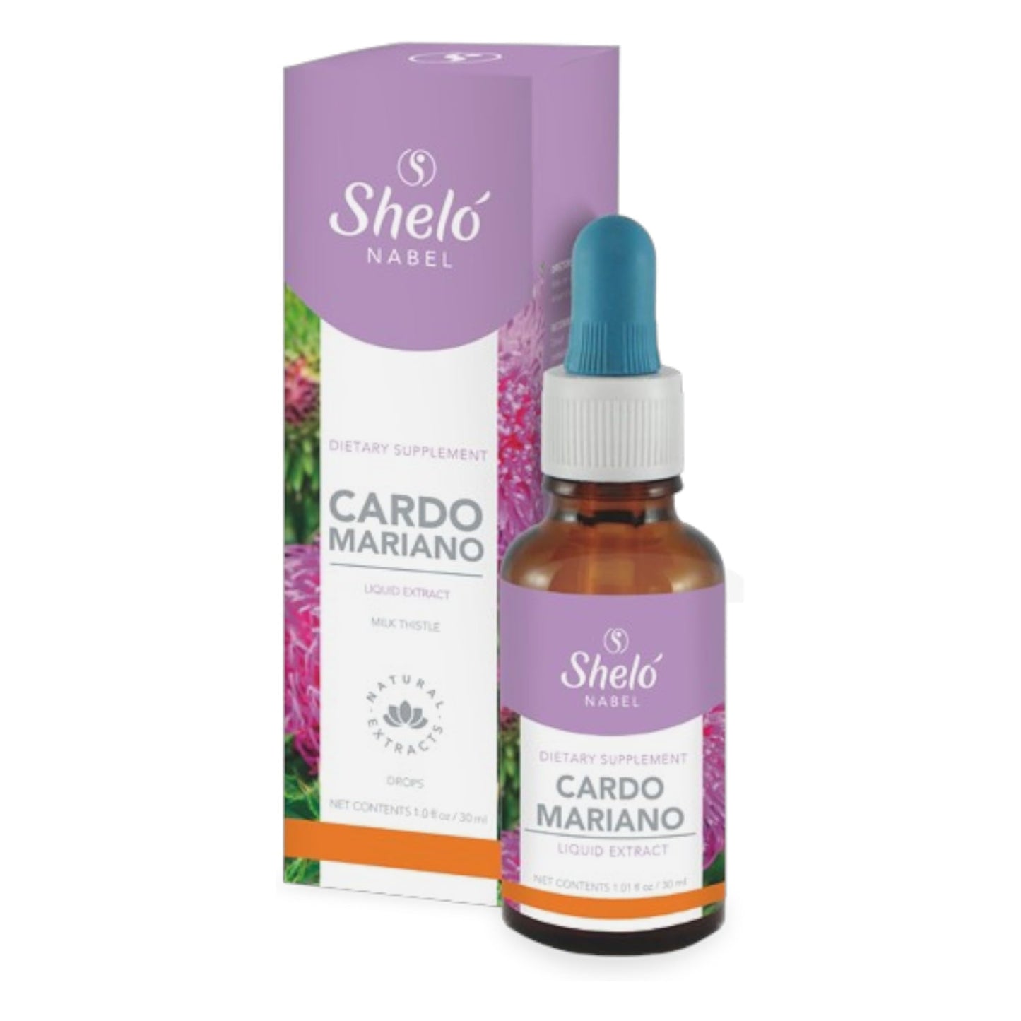Sheló NABEL Milk Thistle & Artichoke Drops — Herbal Liquid Extract, 1 fl oz