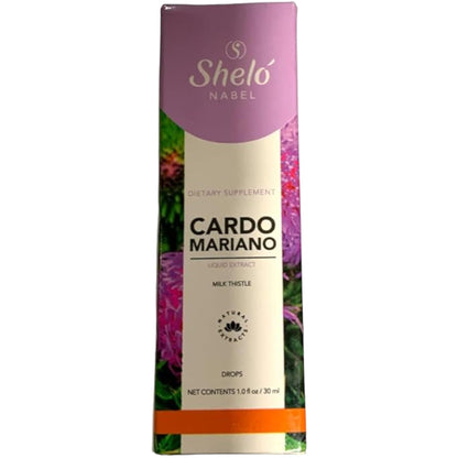 Sheló NABEL Milk Thistle & Artichoke Drops — Herbal Liquid Extract, 1 fl oz