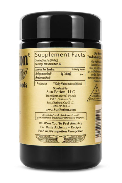 Sun Potion Pearl Powder (Sustainable Freshwater) – Beauty & Spirit Tonic (80g)