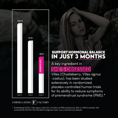Formulation Factory She's Obsessed: 10-in-1 Hormone Balance Maximizer (360 Count, Pack of 3)