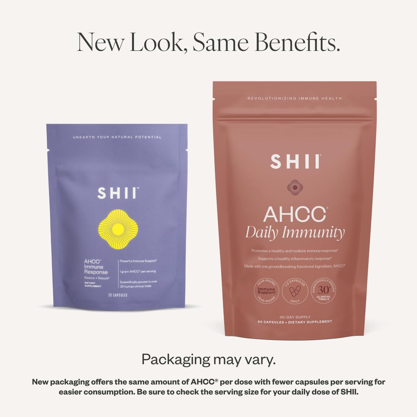 SHII AHCC Daily Immunity – 30-Day Supply | Vegan, Gluten-Free Immune Support