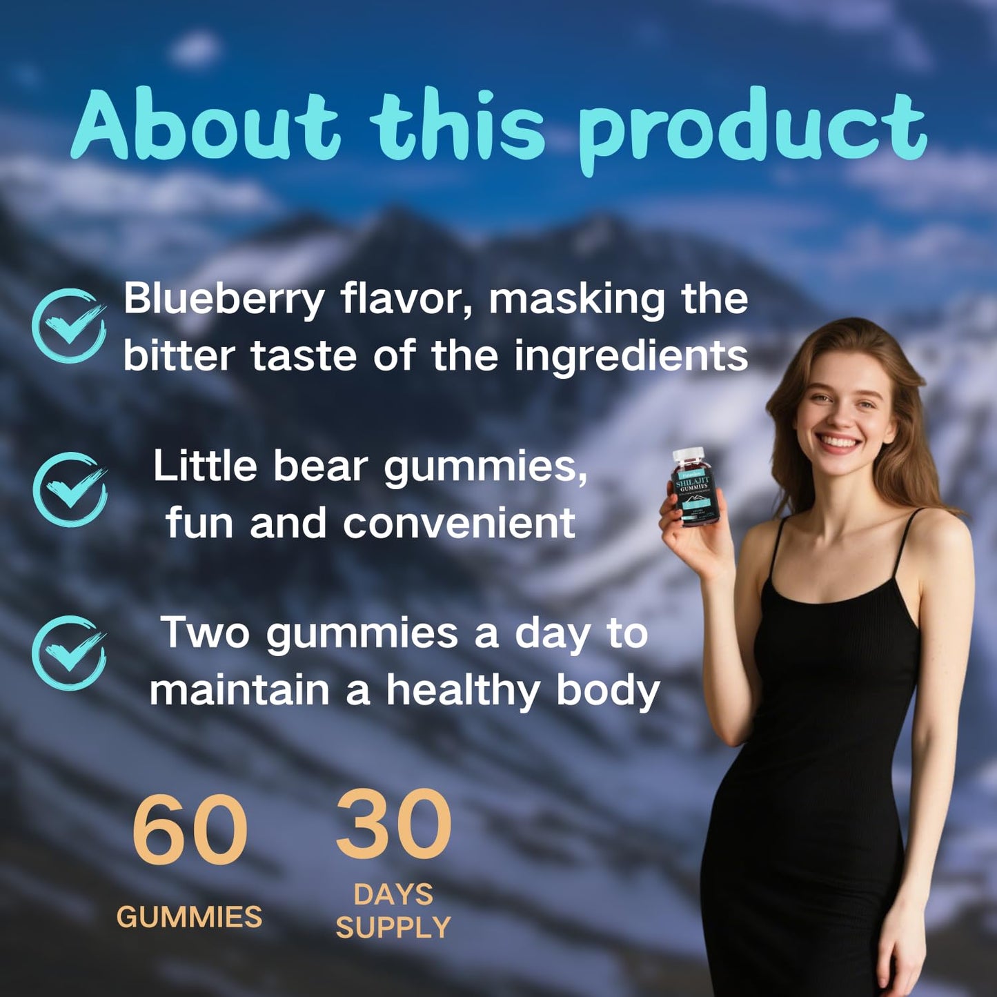 Shilajit Gummies for Men & Women | Himalayan Gold – 1000mg Shilajit, 3rd Party Tested