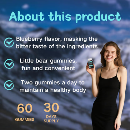 Shilajit Gummies for Men & Women | Himalayan Gold – 1000mg Shilajit, 3rd Party Tested