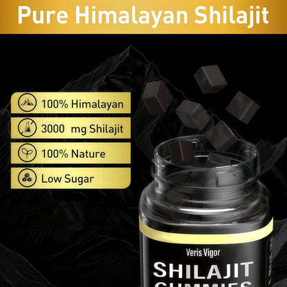 Shilajit Gummies 3000mg – Himalayan Shilajit, Vegan, Energy