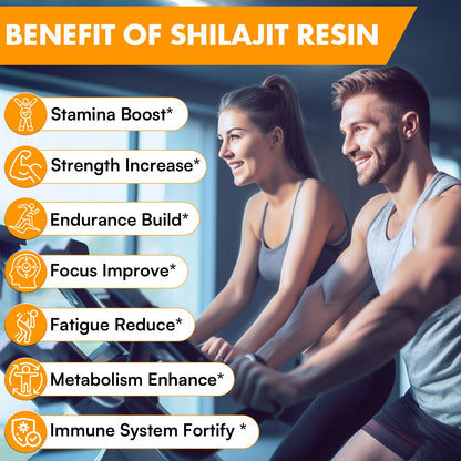 Shilajit Resin 600mg Gold Grade – 85+ Minerals, Fulvic & Humic Acids, 50 Servings