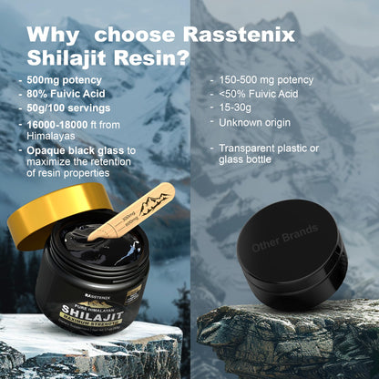 Shilajit Resin – Himalayan Organic Shilajit, 85+ Minerals, Energy & Immunity