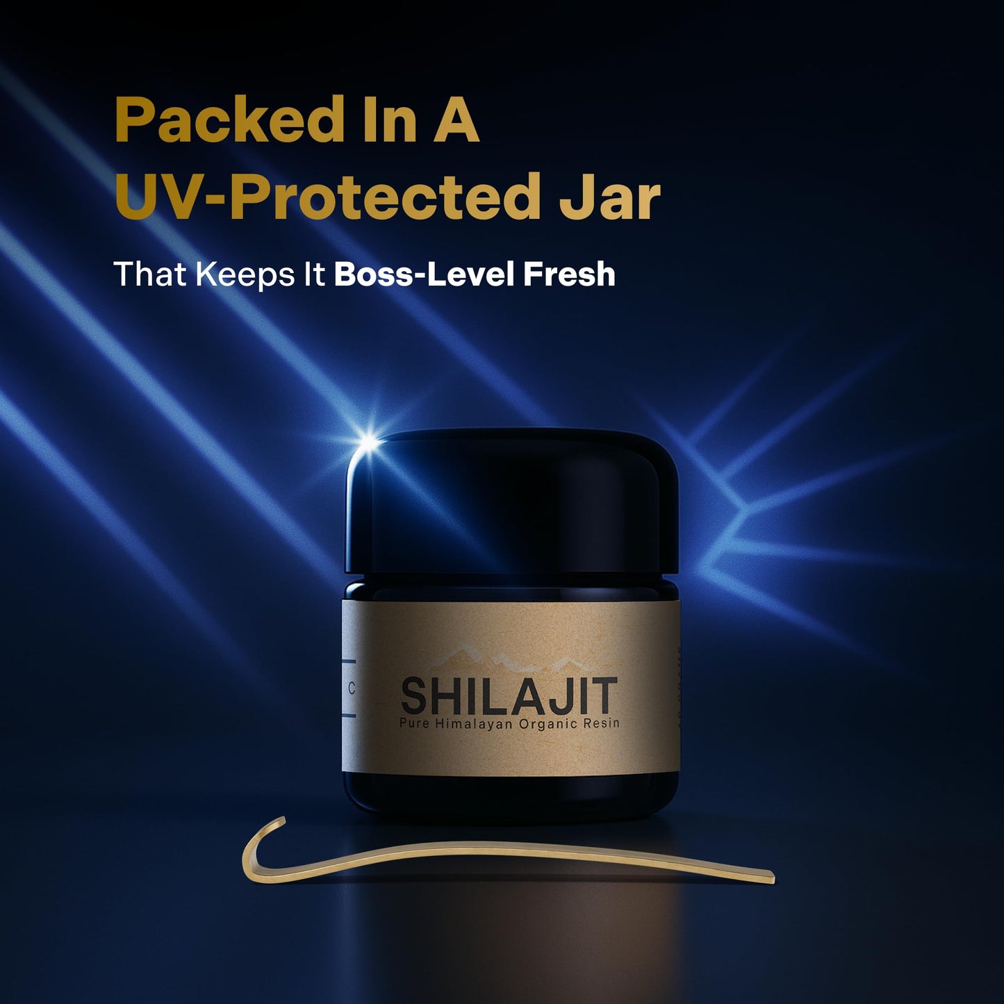 Essencraft Organic Himalayan Shilajit Resin – 500mg per Serving, 60g, Lab Tested, 85+ Minerals