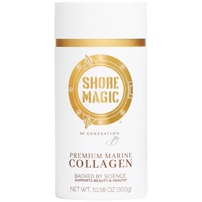 Shore Magic Marine Collagen Powder – Types I-IV, Unflavored, 9g Protein