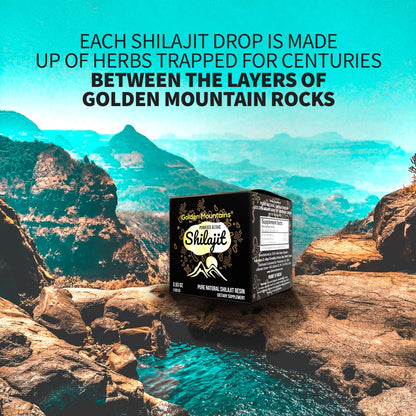 Siberian Green Pure Shilajit Resin – Altai Golden Mountains 100g with Measuring Spoon