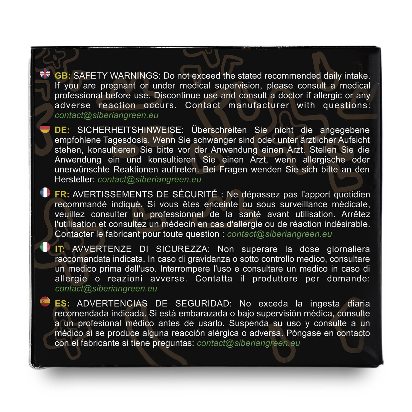 Siberian Green Pure Shilajit Resin – Altai Golden Mountains 100g with Measuring Spoon