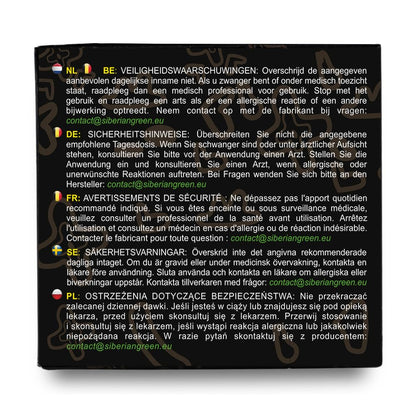 Siberian Green Pure Shilajit Resin – Altai Golden Mountains 100g with Measuring Spoon