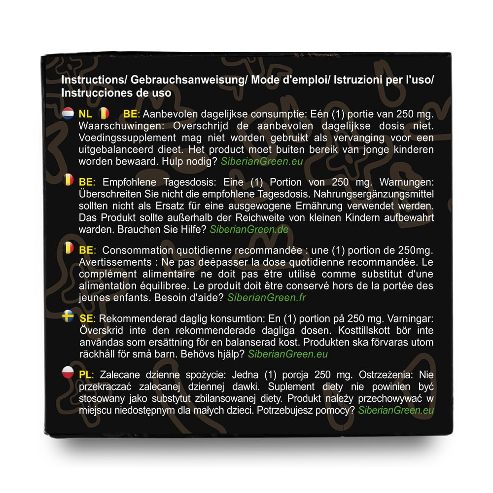 Siberian Green Pure Shilajit Resin – Altai Golden Mountains 100g with Measuring Spoon