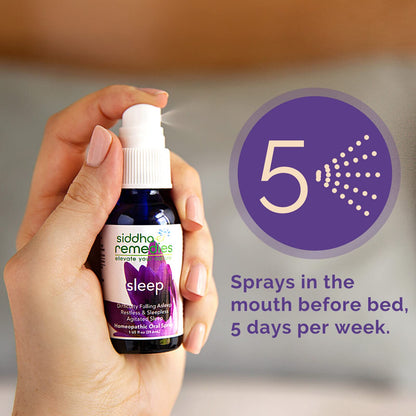 Siddha Sleep Aid Spray – Natural Sleep for Adults & Kids | Homeopathic Remedy