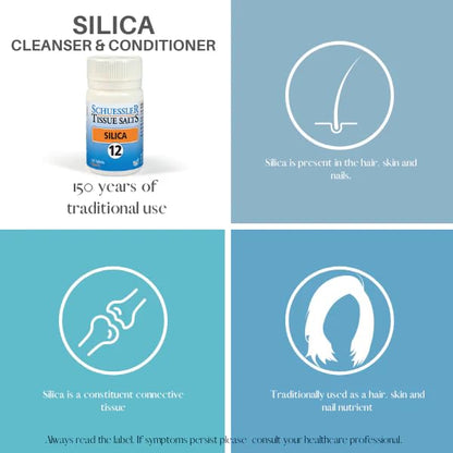 Silica-100 Tabs | Schuessler Tissue Salts for Skin, Hair & Nails