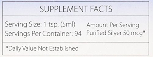 Silver Biotics Colloidal Nano SilverSol Ag4O4 10 PPM Immune Support | American Biotech Labs | 16 Fl Oz (Pack of 2)