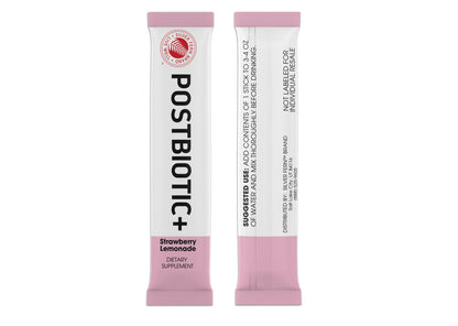 Silver Fern Postbiotic+ Strawberry Lemonade Powder – BIOMend™, BetaVia™, Immuse® – 30 Stick Packs