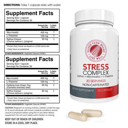 Silver Fern Stress Complex – Caffeine-Free Sleep, Mood & Calm (Pack of 2)