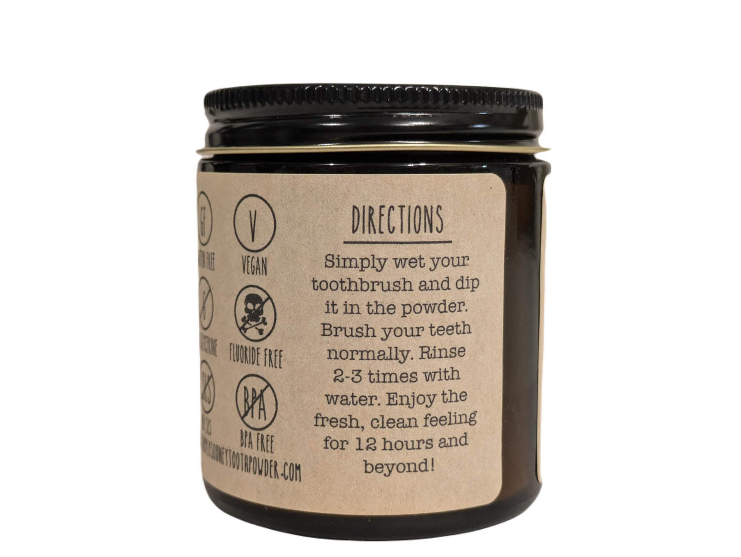 Simply Sooney Remineralizing Vegan Fluoride-Free Tooth Powder – Peppermint