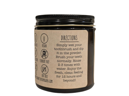 Simply Sooney Remineralizing Vegan Fluoride-Free Tooth Powder – Peppermint