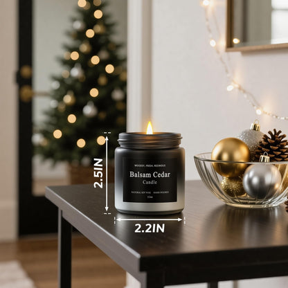 6 Pack Men Candles – Soy Wax, 200-Hour Long Lasting Gift Set