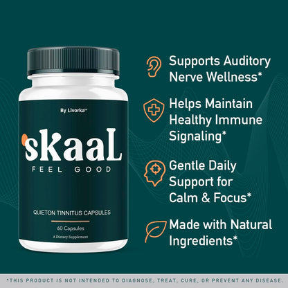 (3 Pack) Skaal Capsules – Tinnitus Support & Wellness