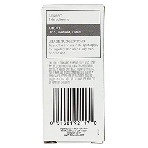 Aura Cacia Rose Roll-On – 0.31 fl oz | Rose Essential Oil Blend
