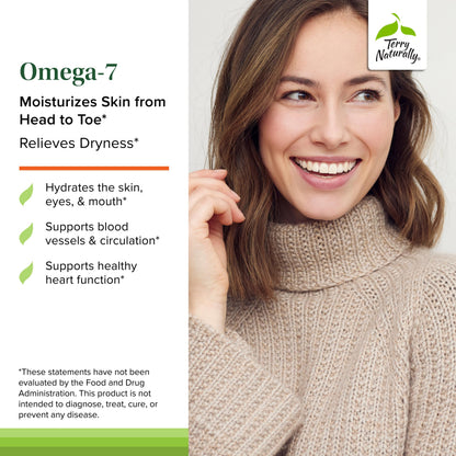 Terry Naturally Omega-7 - Skin Health Support | 60 Softgels