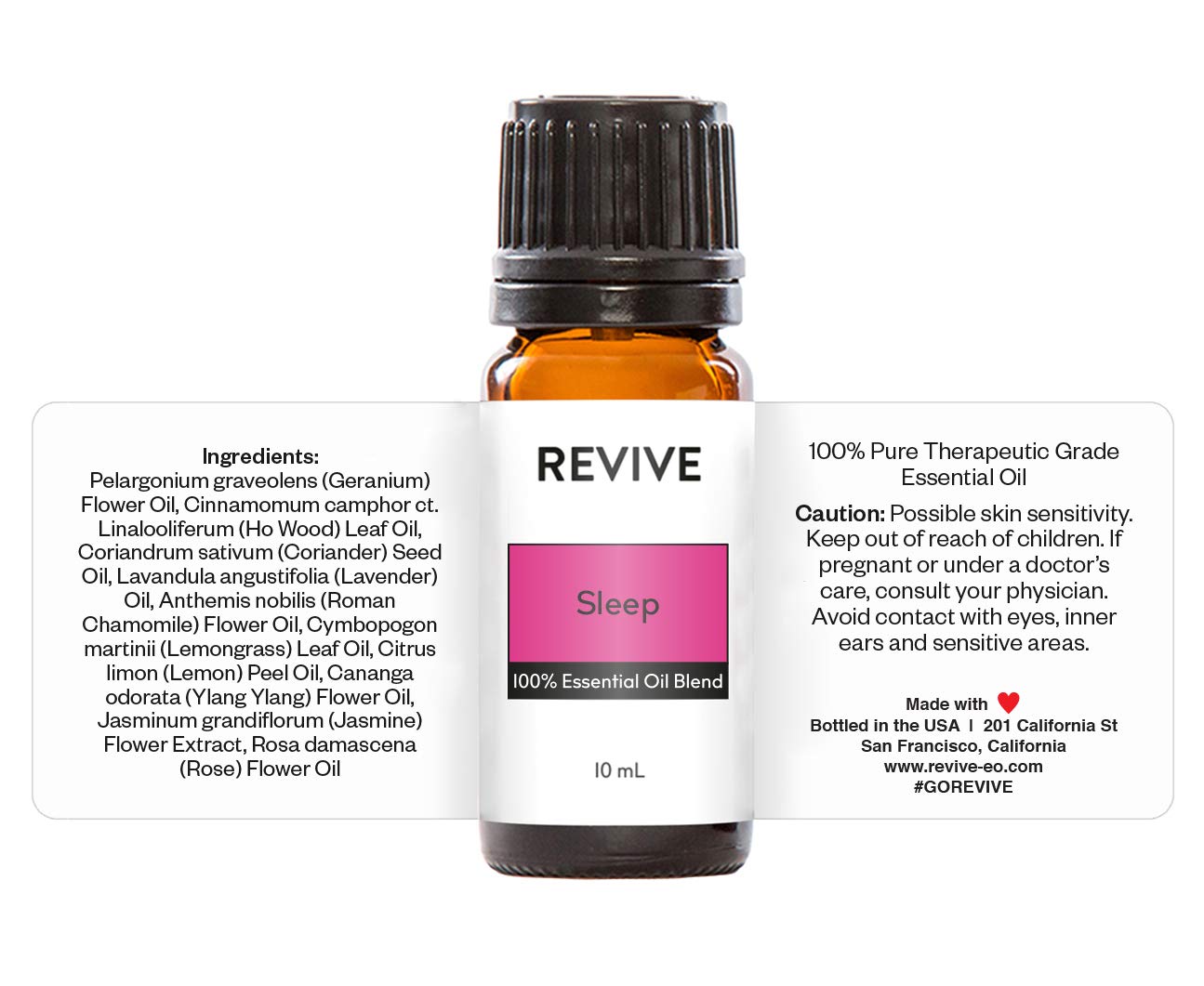 Sleep Essential Oil Blend by Revive Essential Oils - 100% Pure Therapeutic Grade