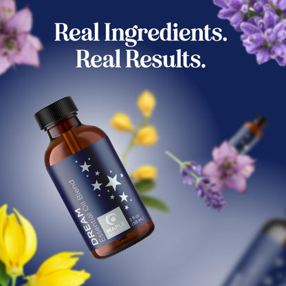 Sleep Essential Oil Blend for Diffuser – Dream Essential Oils with Lavender, Chamomile, Clary Sage & Ylang-Ylang (2 oz)