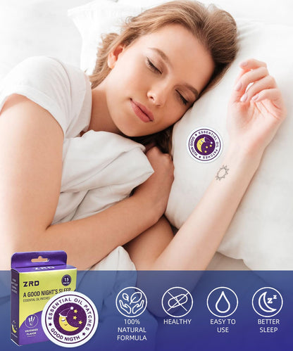 15 Pcs Sleep Patch – Lavender Aroma 2x2 in | Natural Herbal Oil